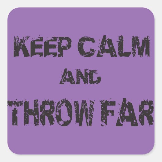 Stickers Lot Far, Track and Field Thrower (Devant)