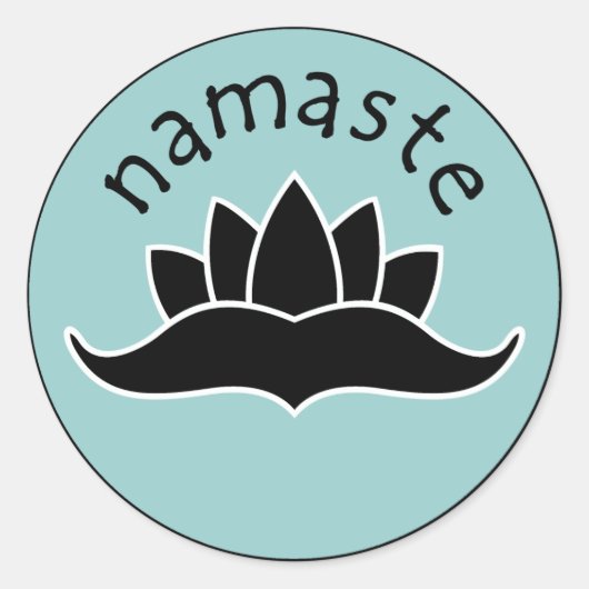 Stickers Lotus Namaste (Devant)