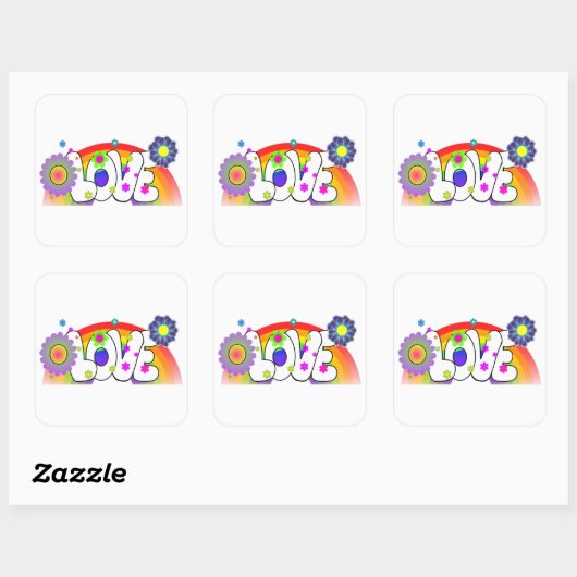 Stickers Love (Feuille)