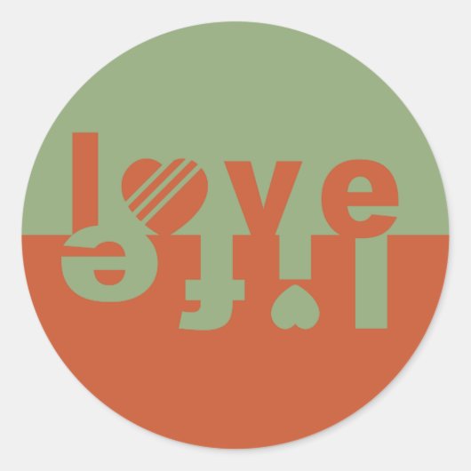 stickers LOVE LIFE (Devant)