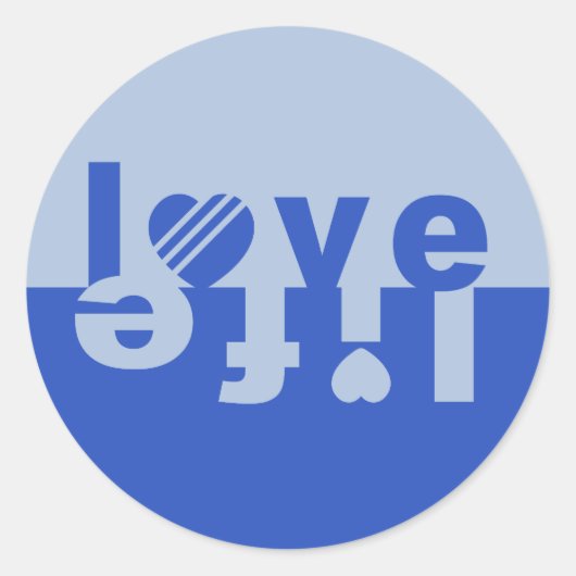 stickers LOVE LIFE (Devant)