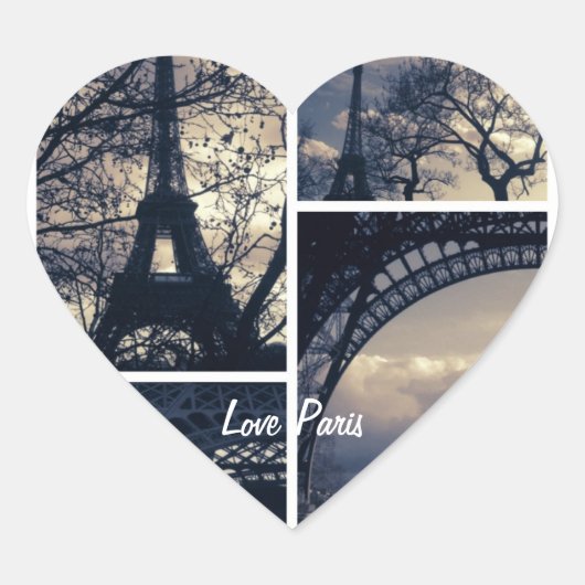 Stickers Love Paris (Devant)