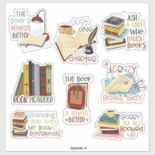 Stickers Lover du livre