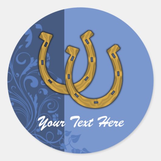 Stickers - Lucky Horseshoe Floral (Devant)