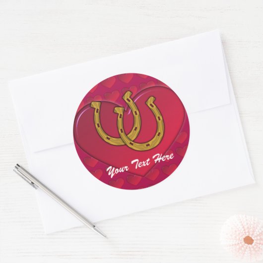 Stickers - Lucky Horseshoe Shamrock (Enveloppe)