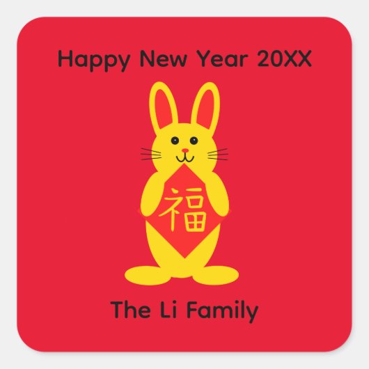Stickers Lucky Rabbit #1-2 (Devant)