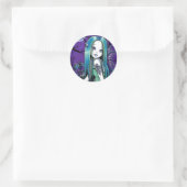 Stickers "Luna" Lune gothique Lilly Fairy Art (Sac)