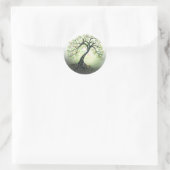 Stickers Lune Arbre Vert Vie (Sac)