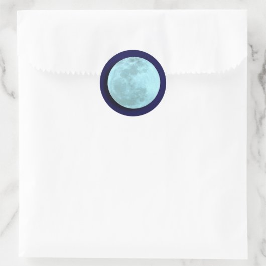 Stickers Lune Bleue Pleine (Sac)