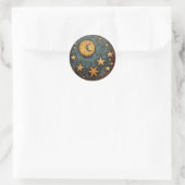 Stickers Lune céleste et étoiles (Sac)