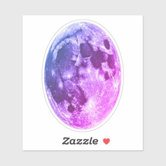 Stickers Lune Stars - Esthétique céleste (Feuille)