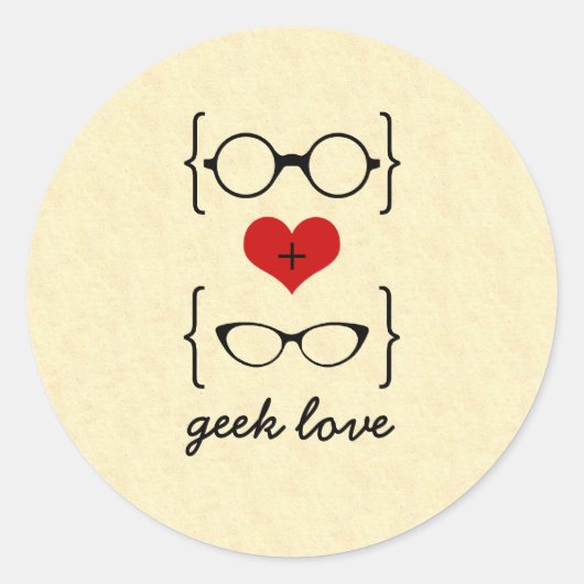 Stickers Lunettes Geeky (Devant)
