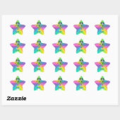 Stickers "Luxie" Rainbow Cyber Goth Hula Hoop Fae (Feuille)