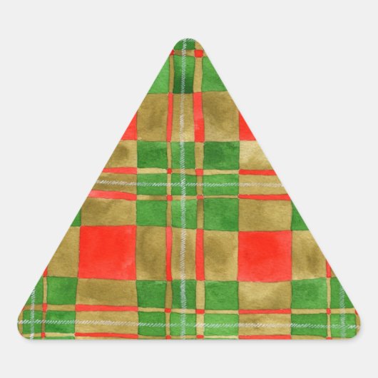 Stickers MAC GREGOR TARTAN Triangle (Devant)