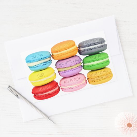 Stickers Macarons (Enveloppe)