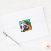 Stickers Macaw bleu et jaune (Enveloppe)