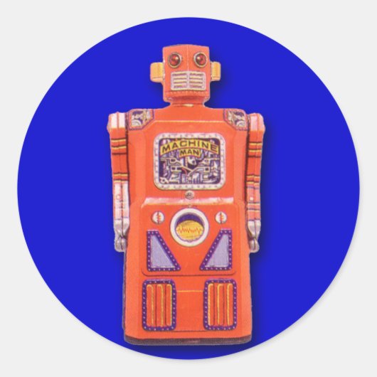 Stickers Machine Man (Feuille de 6) (Devant)