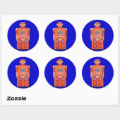 Stickers Machine Man (Feuille de 6) (Feuille)