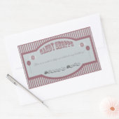 Stickers Magasin de bonbons - Rouge (Enveloppe)