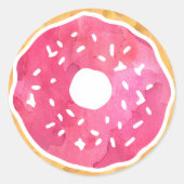 Stickers Magenta Hot Pink Donut (Devant)