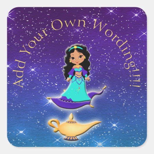 Stickers magiques Princess of Arabian Nights (Devant)