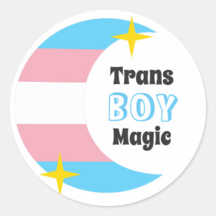 Stickers magiques Trans Boy