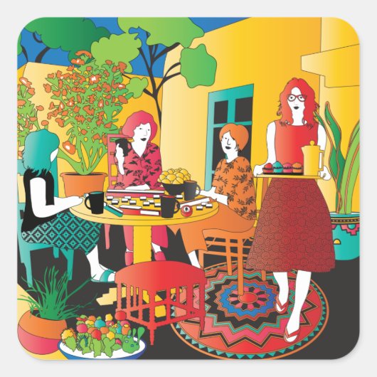 Stickers Mah Jongg Adobe (Devant)