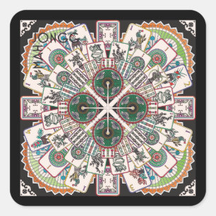 Stickers Mah Jongg Limerick Kong