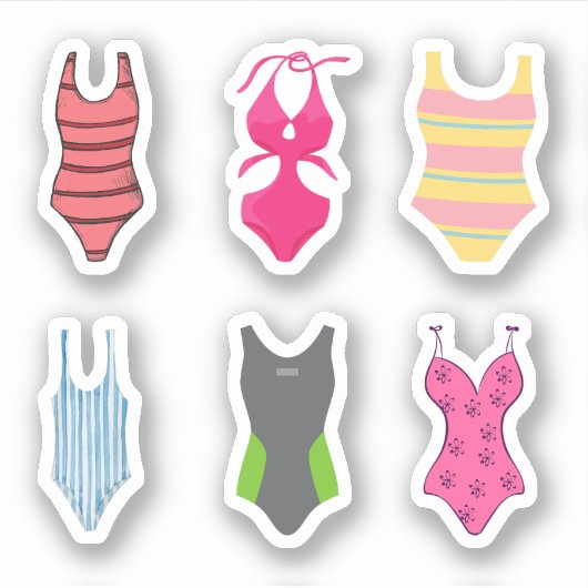 Stickers maillot de bain (Devant)