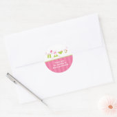 Stickers maillot rose et vert d'été (Enveloppe)