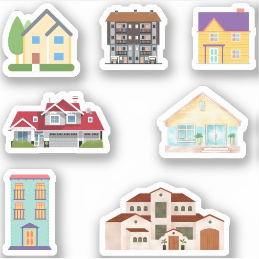 Stickers maison (Devant)