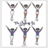 Stickers Majorette Changement Rapide (Aqua Grape 2 (Feuille)