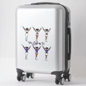 Stickers Majorette Changement Rapide (Aqua Grape 2 (Sur valise)