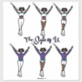 Stickers Majorette Changement Rapide ( Grape Aqua (Feuille)