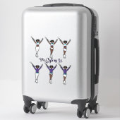 Stickers Majorette Changement Rapide ( Grape Aqua (Sur valise)