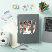 Stickers Majorette / Danseuse Frange Iridescente # (Couverture iPad)