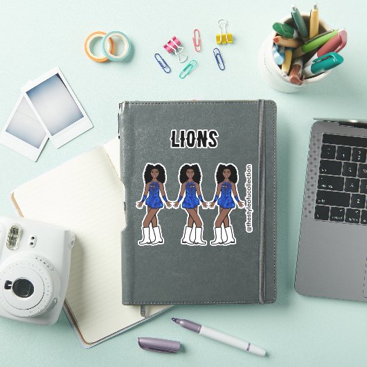 Stickers Majorette / Danseuse Sapphire Lion A (Couverture iPad)