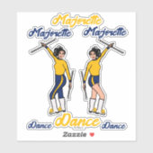 Stickers Majorette (Marine Gold) (Feuille)