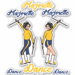 Stickers Majorette (Marine Gold)