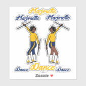 Stickers Majorette (Marine Gold) C (Feuille)