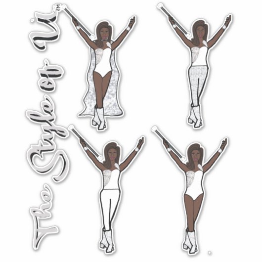 Stickers Majorette Sparkle (Iced) (Devant)