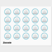 Stickers Malibu Blue et Grey Favoriser (Feuille)