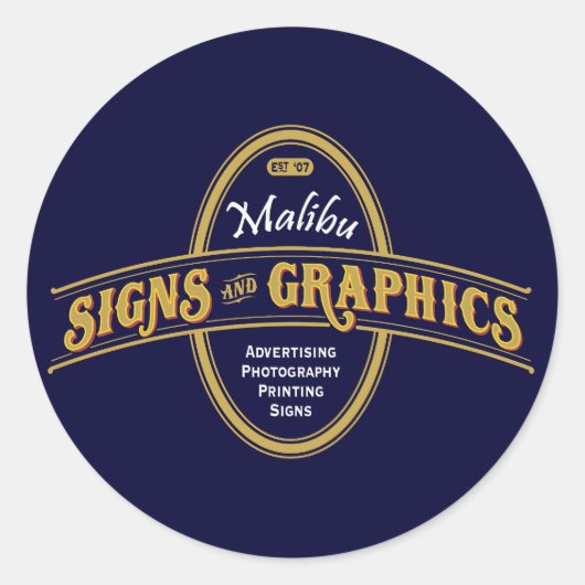 Stickers Malibu Signes & Graphiques (Devant)