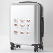 Stickers Maltais Marionnettes adorables (Sur valise)