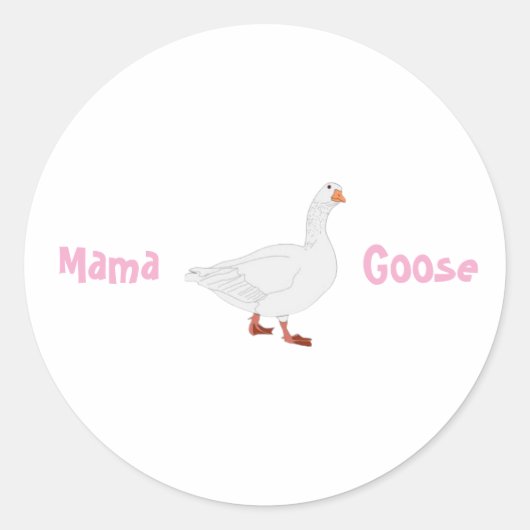 Stickers Mama Goose - Cadeau de fête des mères (Devant)