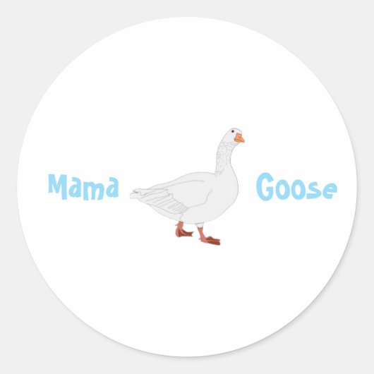 Stickers Mama Goose - Cadeau de fête des mères (Devant)