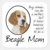 Stickers Maman beagle (Devant)