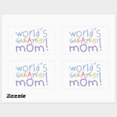 Stickers Maman les plus grands du monde (Feuille)