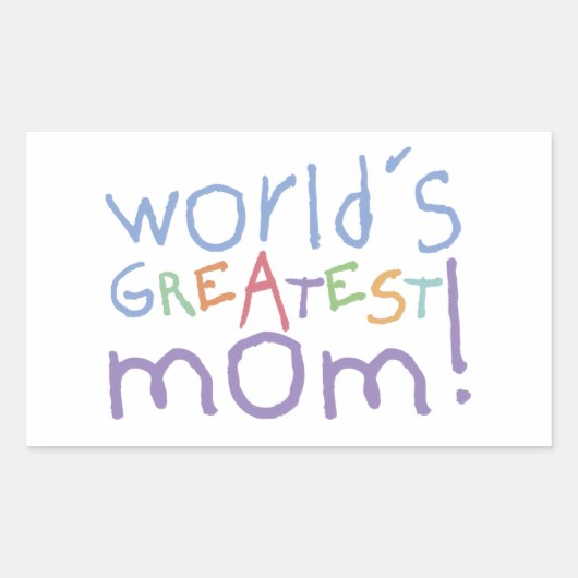 Stickers Maman les plus grands du monde (Devant)