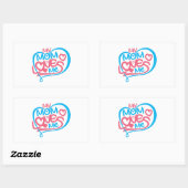 Stickers Maman : Ma maman aime Me-Funny Sticker Ma (Feuille)